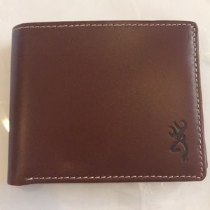 Men’s Browning brown leather wallet